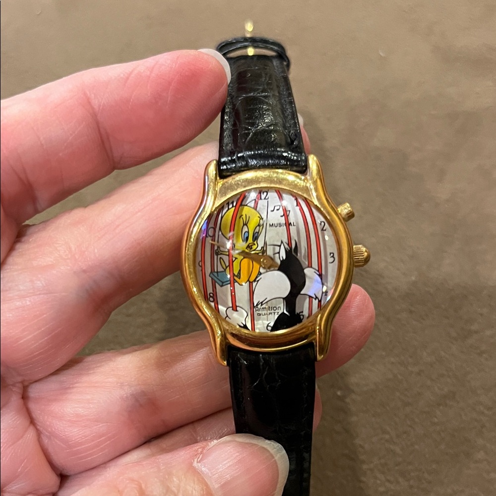 Looney Tunes collectible musical watch